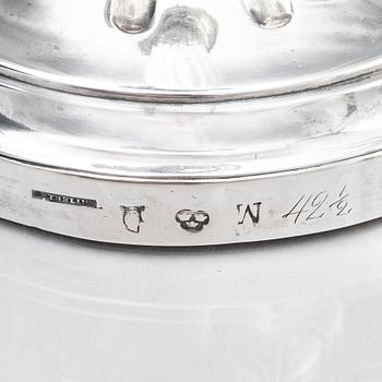 Pehr Zethelius, ljusstakar, ett par, silver, Stockholm 1779. Gustavianska.