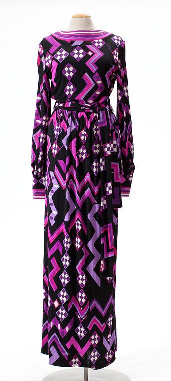 An Emilio Pucci silk dress.