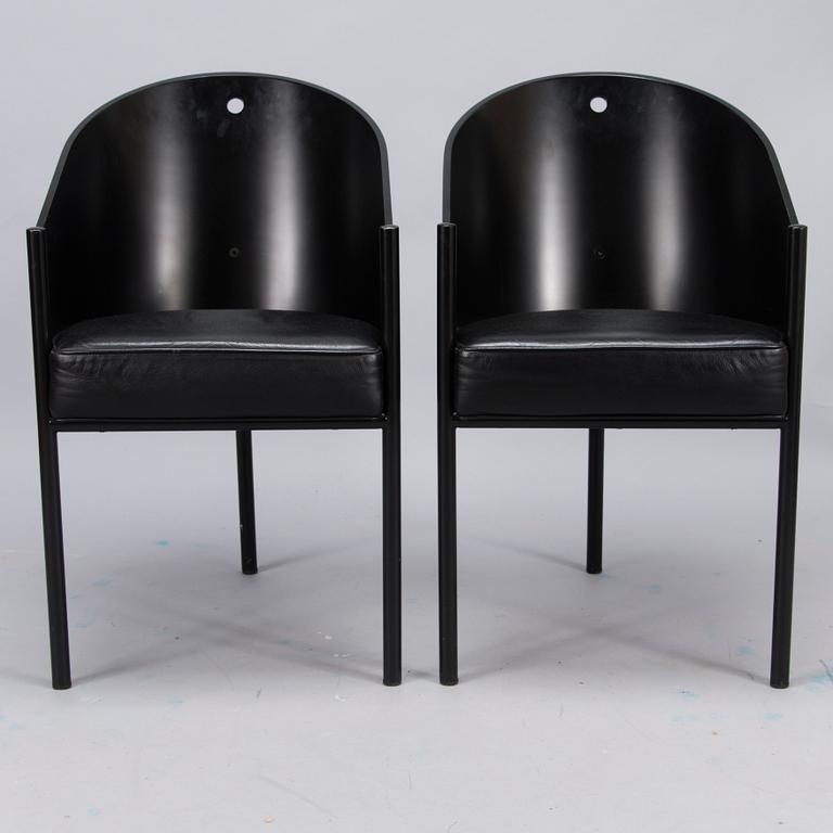 PHILIPPE STARCK, nojatuolipari, "Costes", Aleph, Driade, Italia. Suunniteltu 1982.