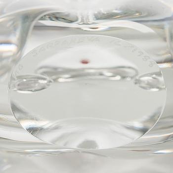 Timo Sarpaneva, a glass sculpture 'Claritas' signed Timo Sarpaneva Iittala 16/1988.