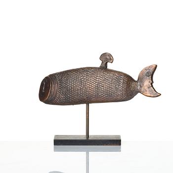 Stig Lindberg, skulptur, "Månfisken", Scandia Present, 1970-tal, nr 313.
