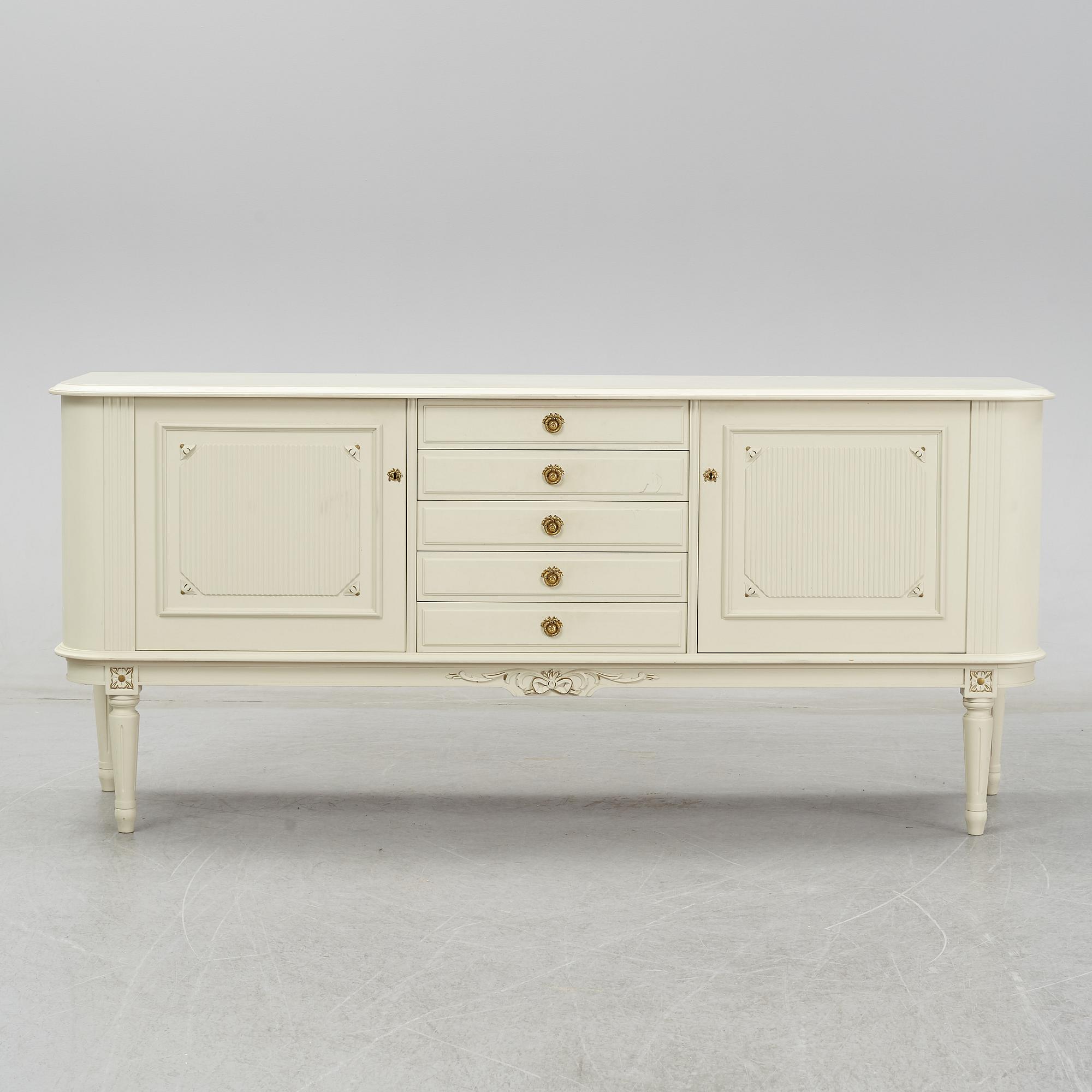 A Gustavian style sideboard, second half of the 20th Century.