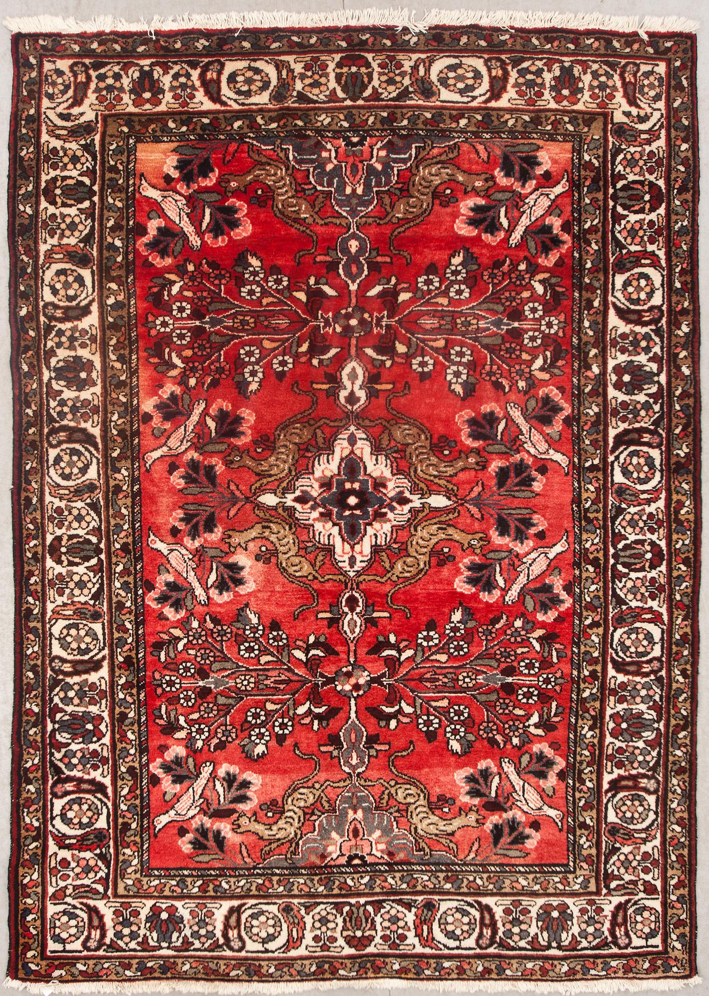 MATTA, old, Iran. Figural. Ca 220 X 158 cm.
