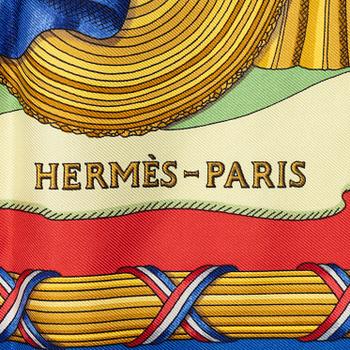 Hermès, scarf, “1789 Liberté Égalité Fraternité”.