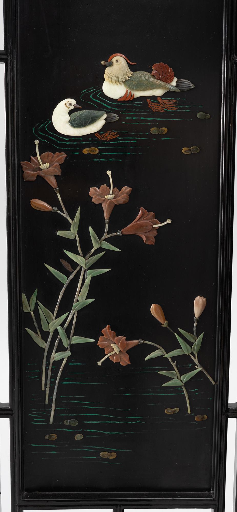 Folding screen, China, 20th Century.