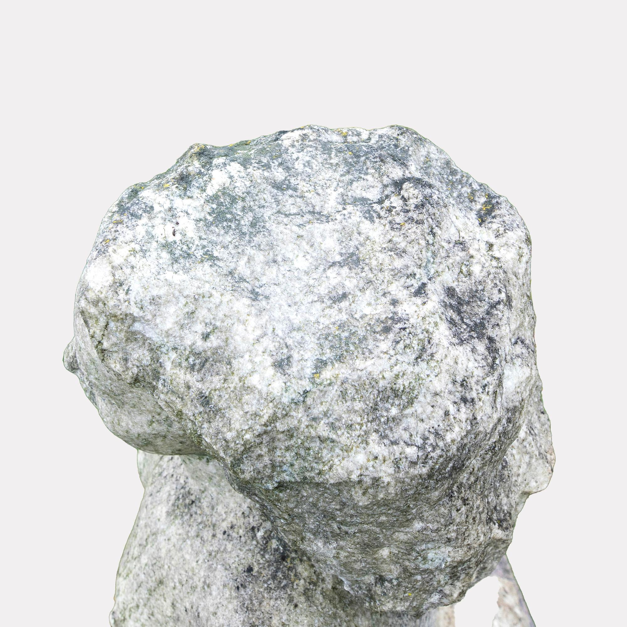 Arvid Källström, a signed stone sculpture.