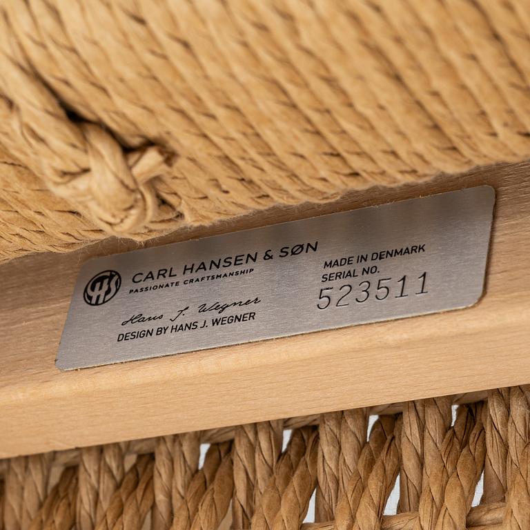 Hans J. Wegner, stolar, 6 st, modell CH-23, för Carl Hansen & Søn, Danmark, 2017.