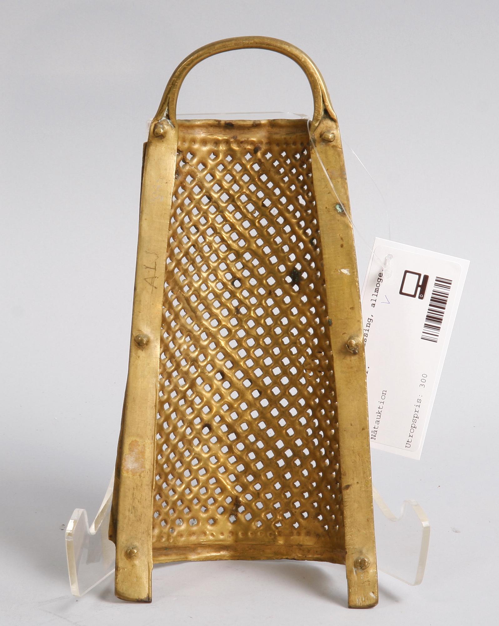 RIVJÄRN, mässing, allmoge, 1700/1800-tal.