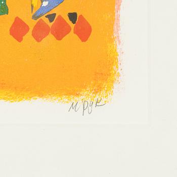 Madeleine Pyk, färglitografi, signerad 17/275.