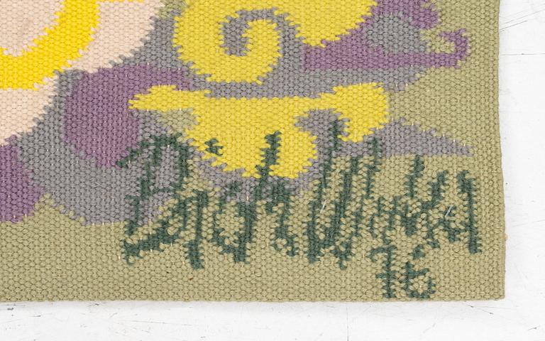 Björn Wiinblad, a wall tapestry, 'Sun Small', Loom Art Collection, Portugal, 1976, c. 118 x 113 cm.