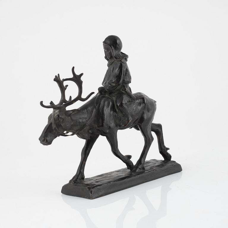 Arthur Hoffmann, sculpture, bronze, signed.