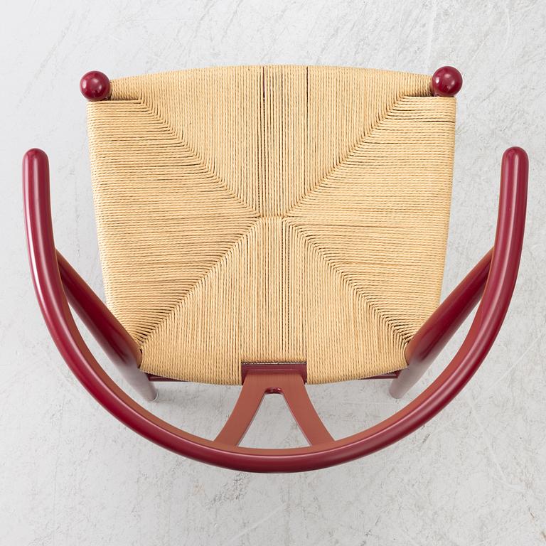 Hans J. Wegner, 6 chairs, model CH-24/"Wishbone Chair", Carl Hansen & Son, Denmark,