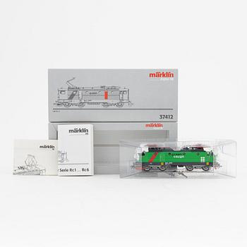 Märklin, electrical engine, model nr 37412, gauge H0, in box.