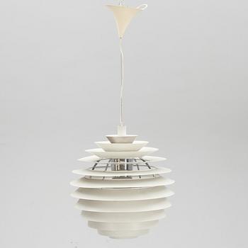TAKLAMPA, "PH Globe", Poul Henningsen för Louis Poulsen. Höjd c:a 60 cm.