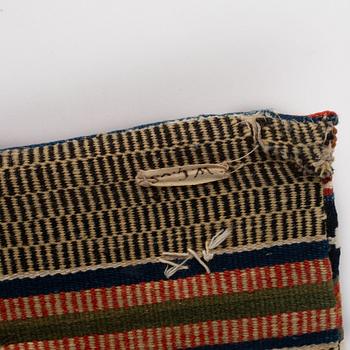 Seat cushion, (flat weave). Skåne, Sweden, 19th Century.