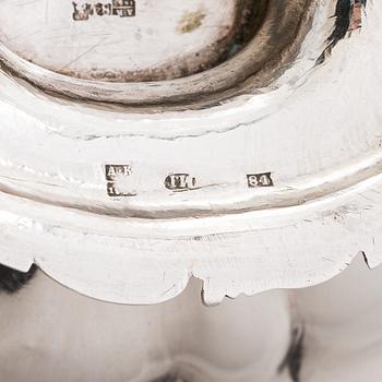 Ivan Gubkin, Konfektkorg, silver, Moskva, Ryssland 1843.