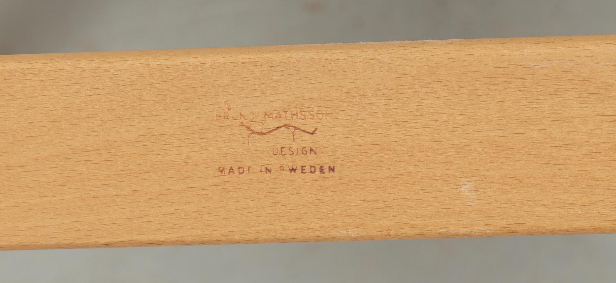 KARMSTOL, "Eva", Bruno Mathsson, Firma Karl Mathsson, 1978.