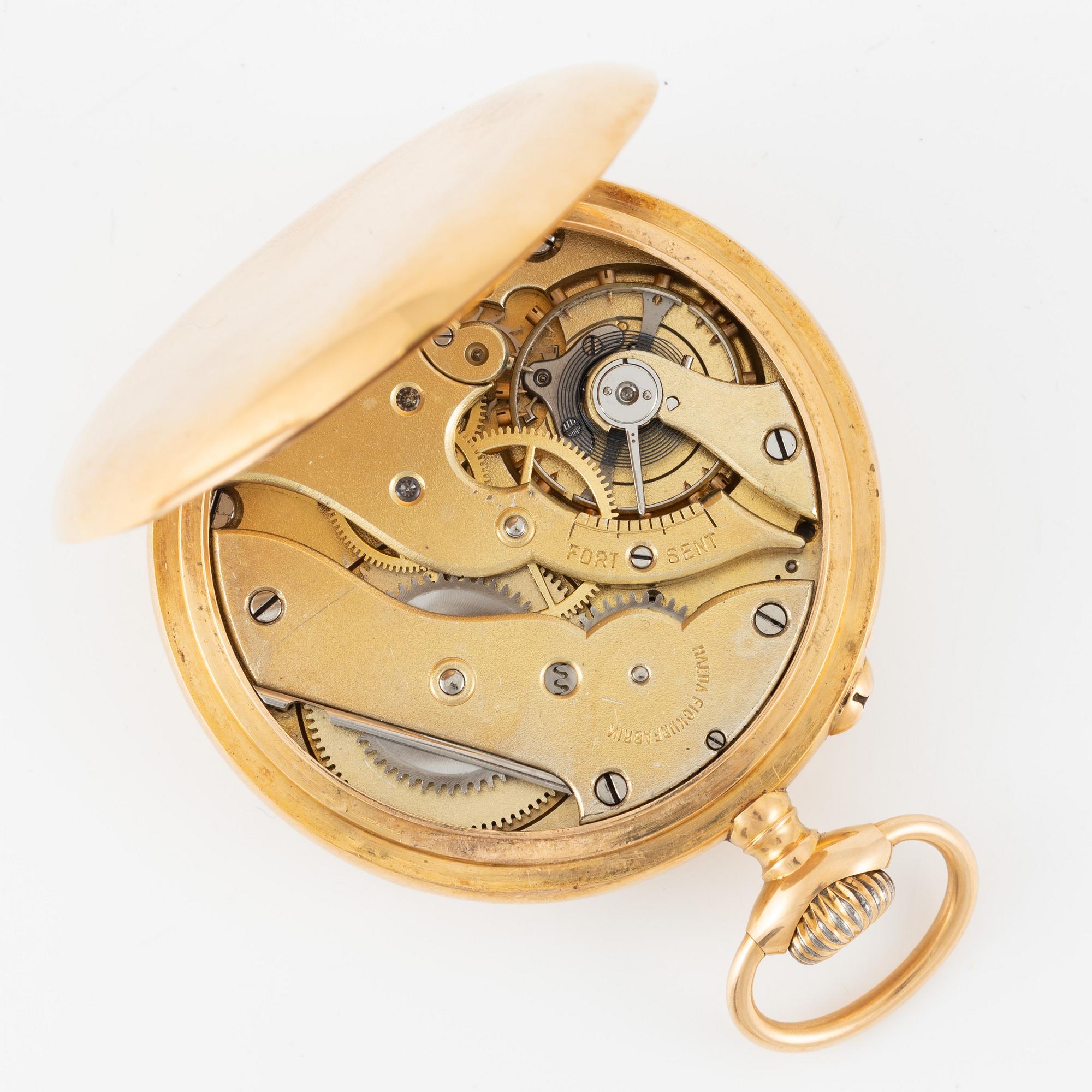 Halda, fickur, 50 mm.