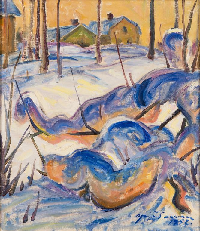 Yrjö Saarinen, Winter view.