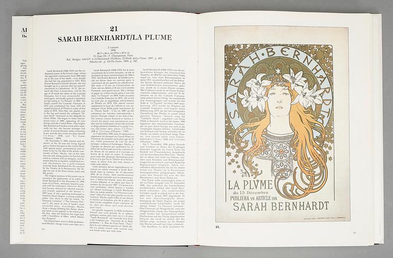 BOK, "Alphonse Mucha The Complete Posters and Panels", Hjert & Hjert, Uppsala 1984.