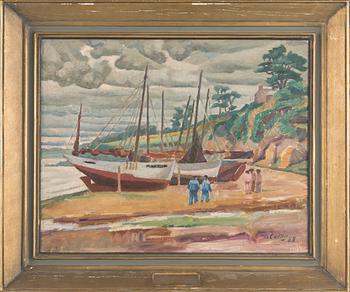 Marcus Collin, Boats on the Shore.