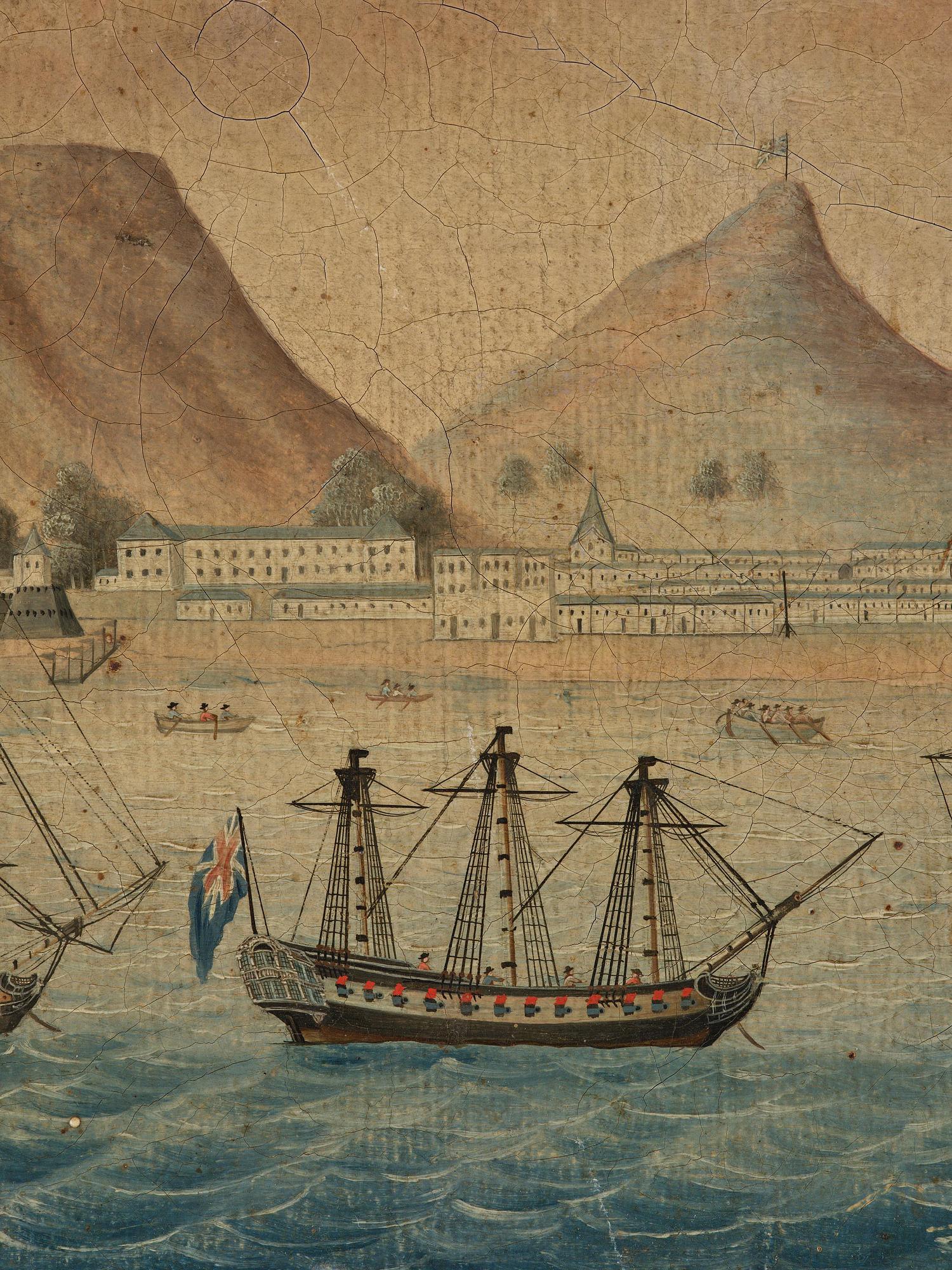 "Table Mountain", Kina, omkring 1800.