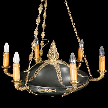 TAKAMPEL, empirestil, 1900-talets mitt. Höjd ca 95 cm.