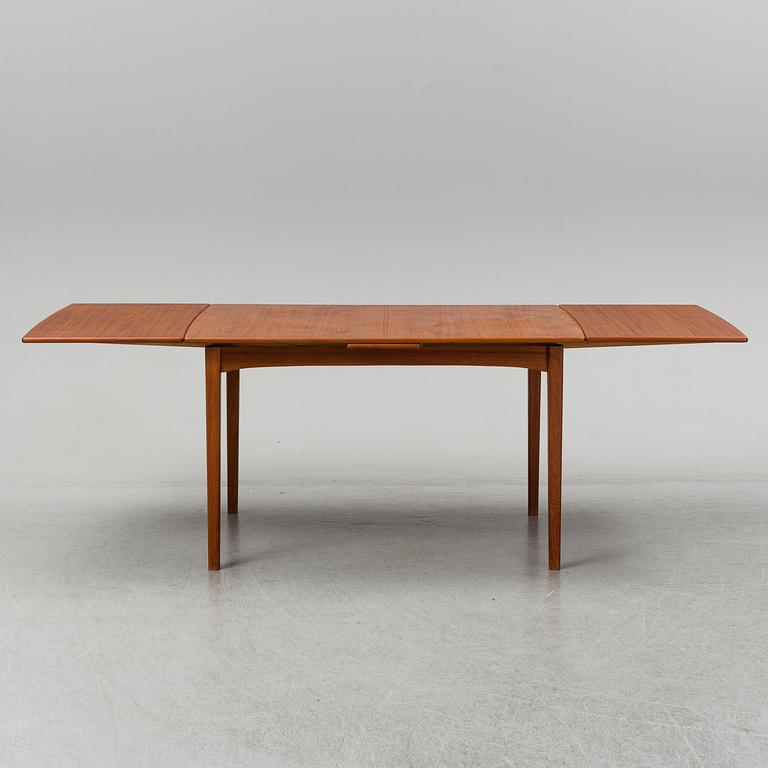 A second half of the 20th century teak dining table.