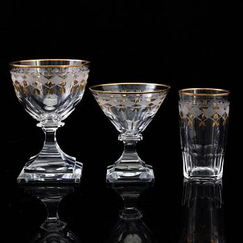 An 98-piece 'Odelberg Junior' glass service from Kosta.