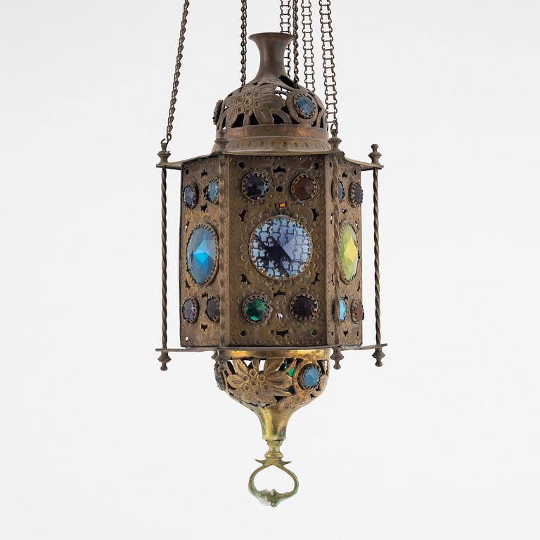 Lantern, Turkish, circa 1900.