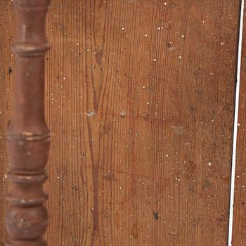 A pair of Swedish baroque stools, circa 1700.