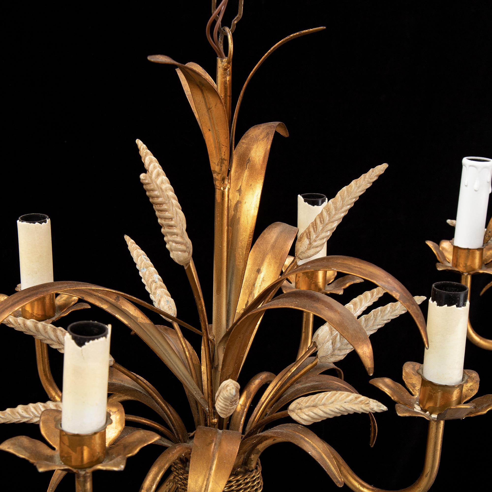 A  pair of late 20th century ceiling lights, probably Italy.