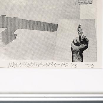 Robert Rauschenberg, "Features from Currents".