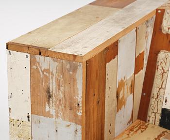Piet Hein Eek, Armchairs, a pair, “Large Scrapwood Chair”, the Netherlands, after 2008.