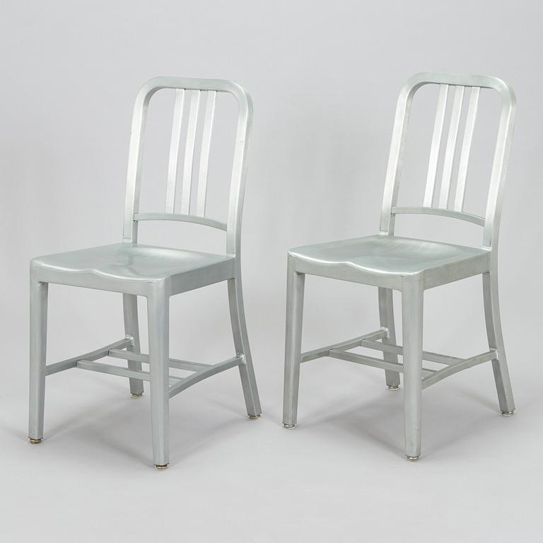 Four 'Navy' chairs, Emeco.