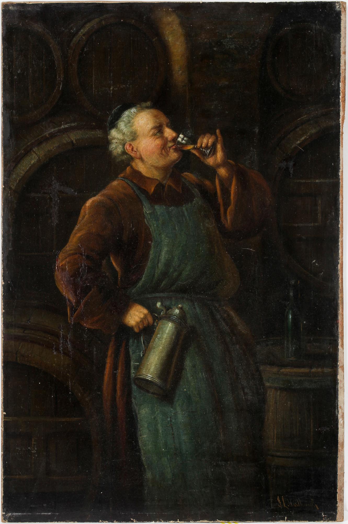 JACK LEIGH WARDLEWORTH, olja på duk u, signerad.