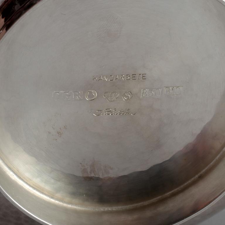 SKÅL, "Sofiero", silver, CG Råström, Stockholm 1976. Vikt ca 356 g.