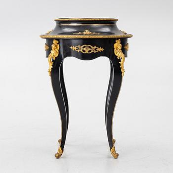 A rococo-revival pietre dure-top table, later part 19th century.