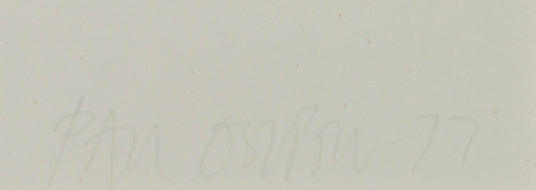 PAUL OSIPOW, serigrafi, sign. o dat. -77, nr. 87/110.