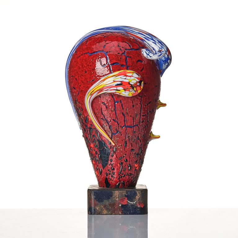 Ardy Strüwer, glasskulptur "Sunset Dreambird", ca 2009.