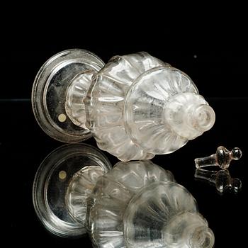 A Swedish Rococo oil canister, 18th Century.