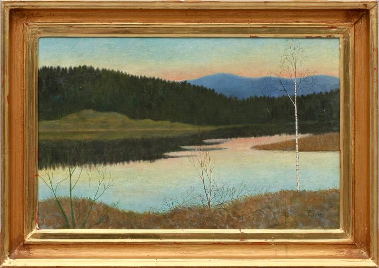 PER JULIUS, olja på duk, sign.