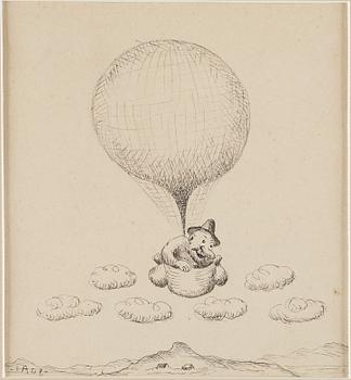 Ivar Arosenius, "Ballongresan I".