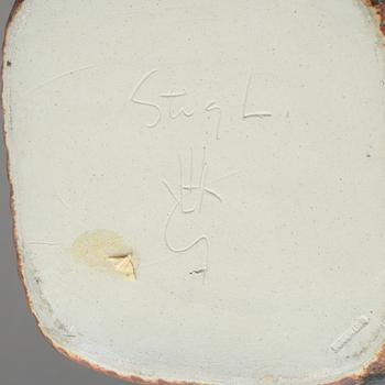 BORDSLAMPA, stengods, Stig Lindberg, Gustavsbergs Studio.