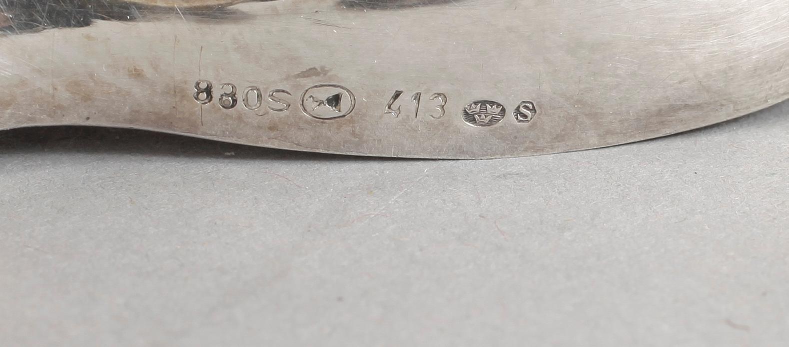 LJUSSTAKAR, ett par, svenska kontrollstämplar, 1900-talets första hälft.