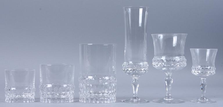 GLASSERVISDELAR, 43 st, "Silvia", Ingeborg Lundin, Orrefors.