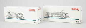 PARTI LOK, 2 st, Märklin H0 3162 samt 3321, 1900-talets andra hälft.