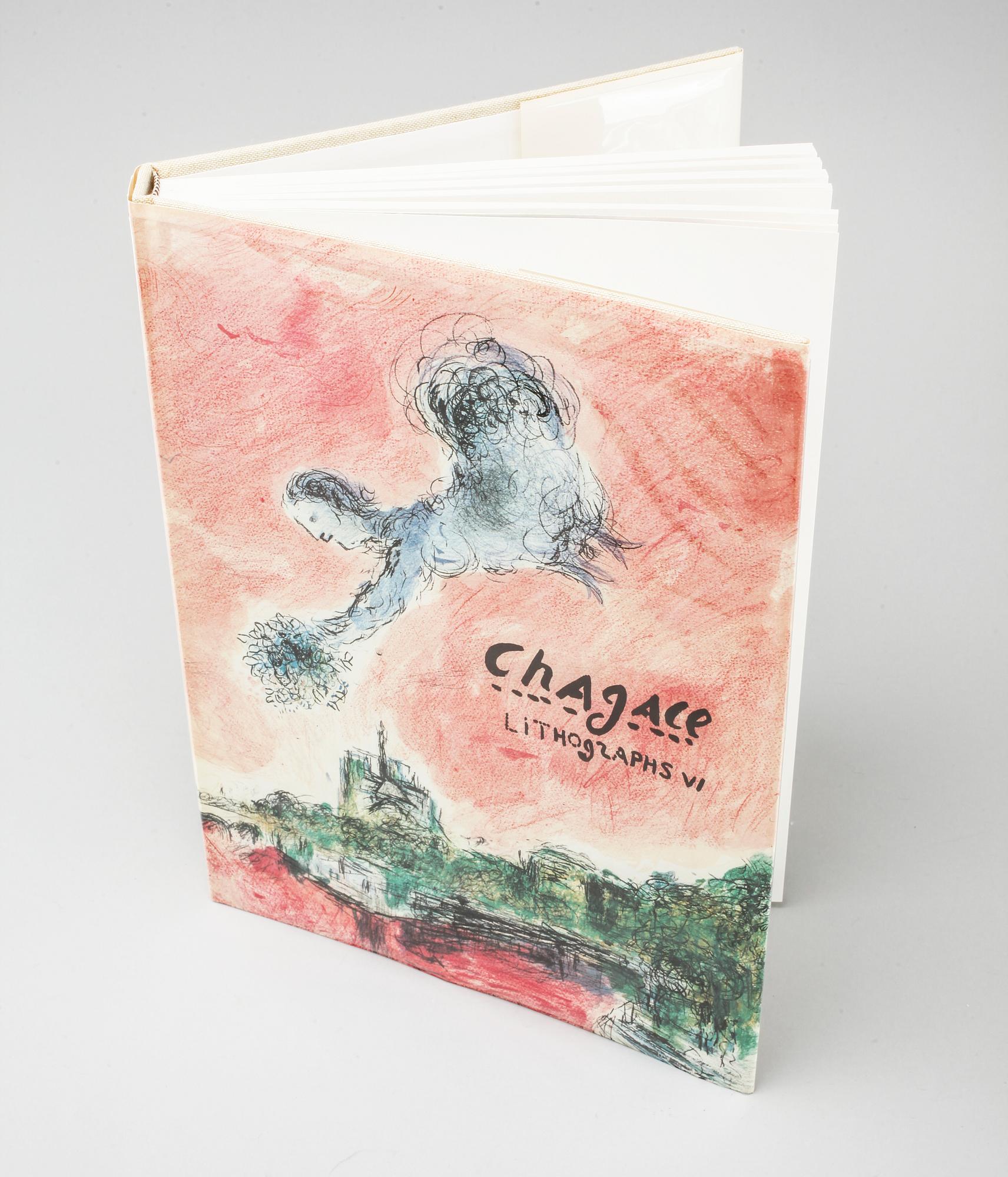 Three books about Marc Chagall, named "Chagall Lithographs IV, V and VI", 1969-1985, Charles Sorlier.