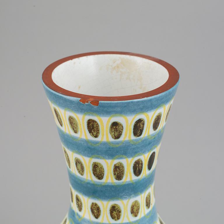 Stig Lindberg, a faiance vase. Gustavsberg.