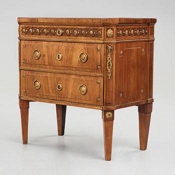 A North German commode, late 18th century.